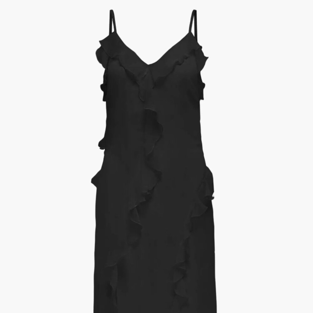 Onlmiriam Life Sleeveless Ruffle Maxi Dress Large